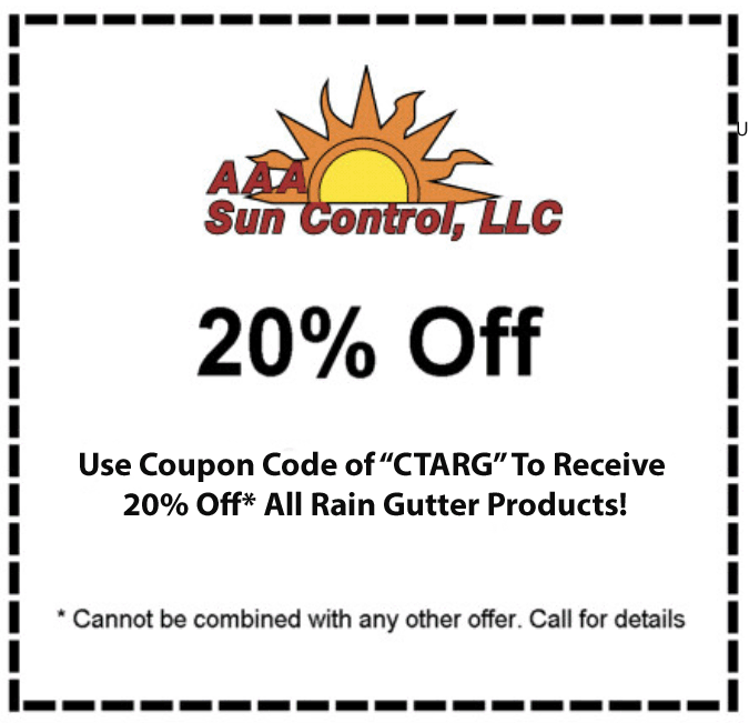 Save 20% On Rain Gutters