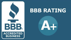 BBB A+ Rating - Click To View BBB Profile