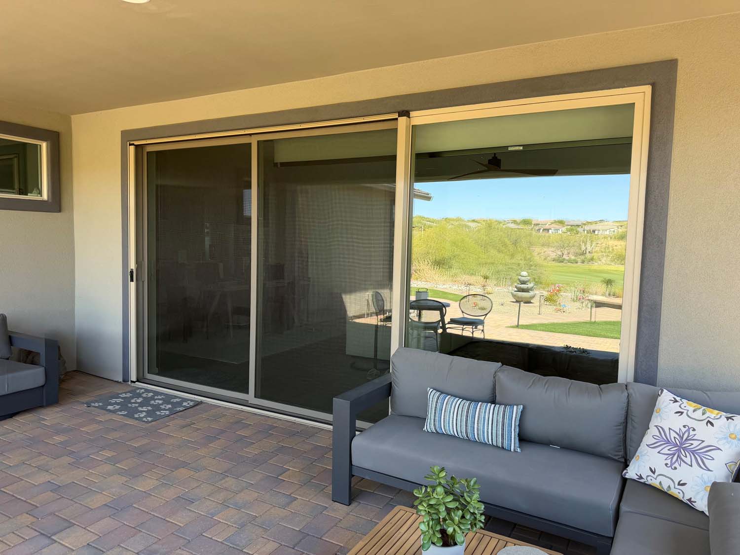 VistaView Retractable Wall Screen - Fully Engaged VistaView Retractable Wall Screen - Fully Engaged