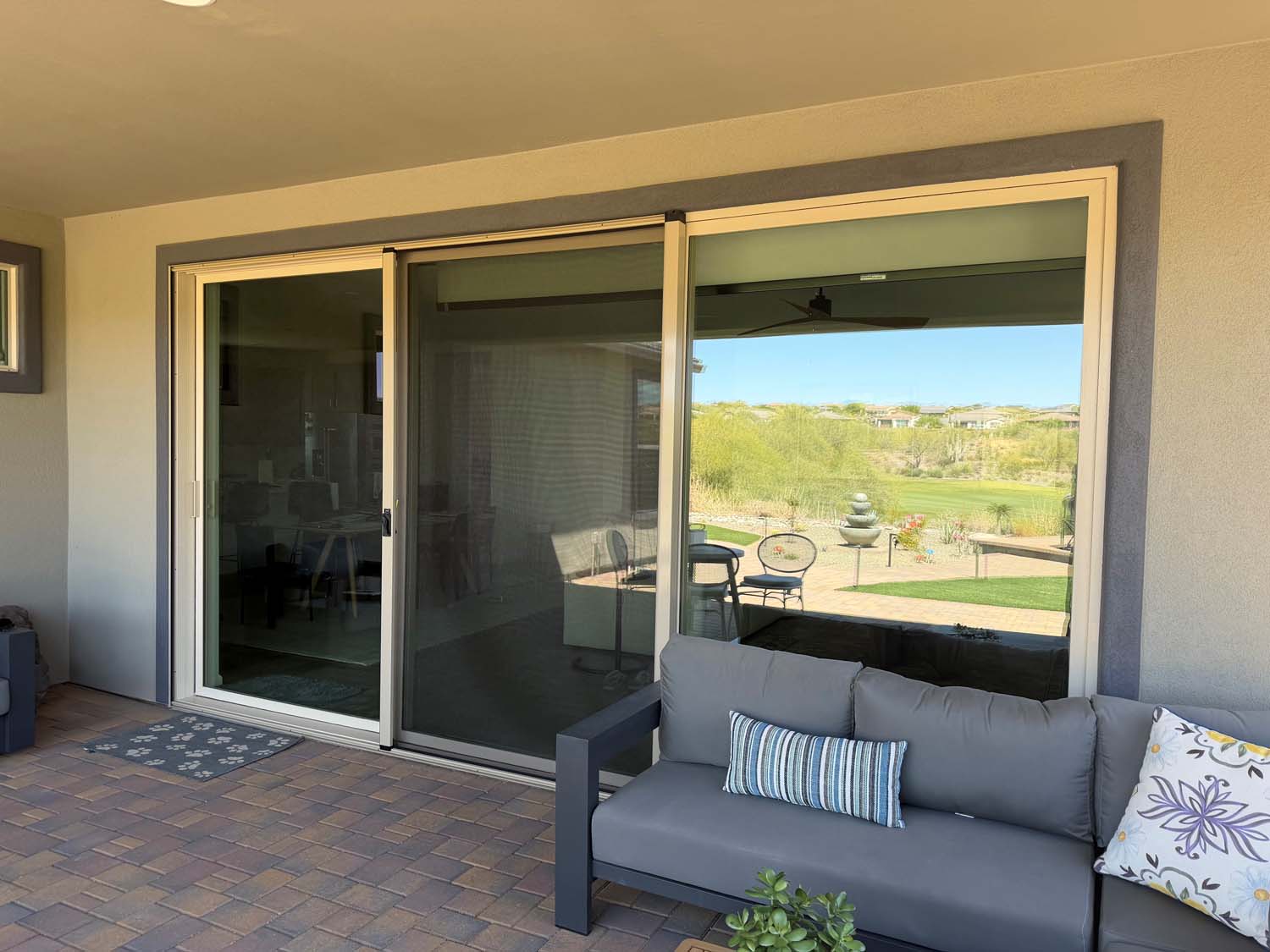 VistaView Retractable Wall Screen - Half Engaged VistaView Retractable Wall Screen - Half Engaged